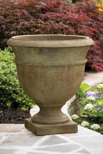 Castellini Urn Quality Cement Planter Heavyweight Drainage Hole Art
